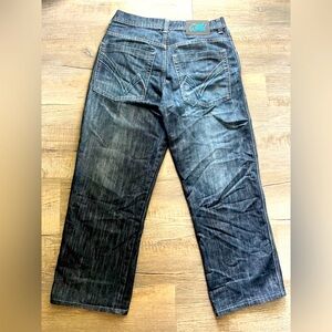Vintage 1990s Y2K South Pole WCKD Baggy Skater Denim Jeans Men’s Sz 34